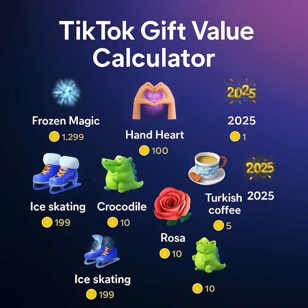 TikTok Gift Value Calculator