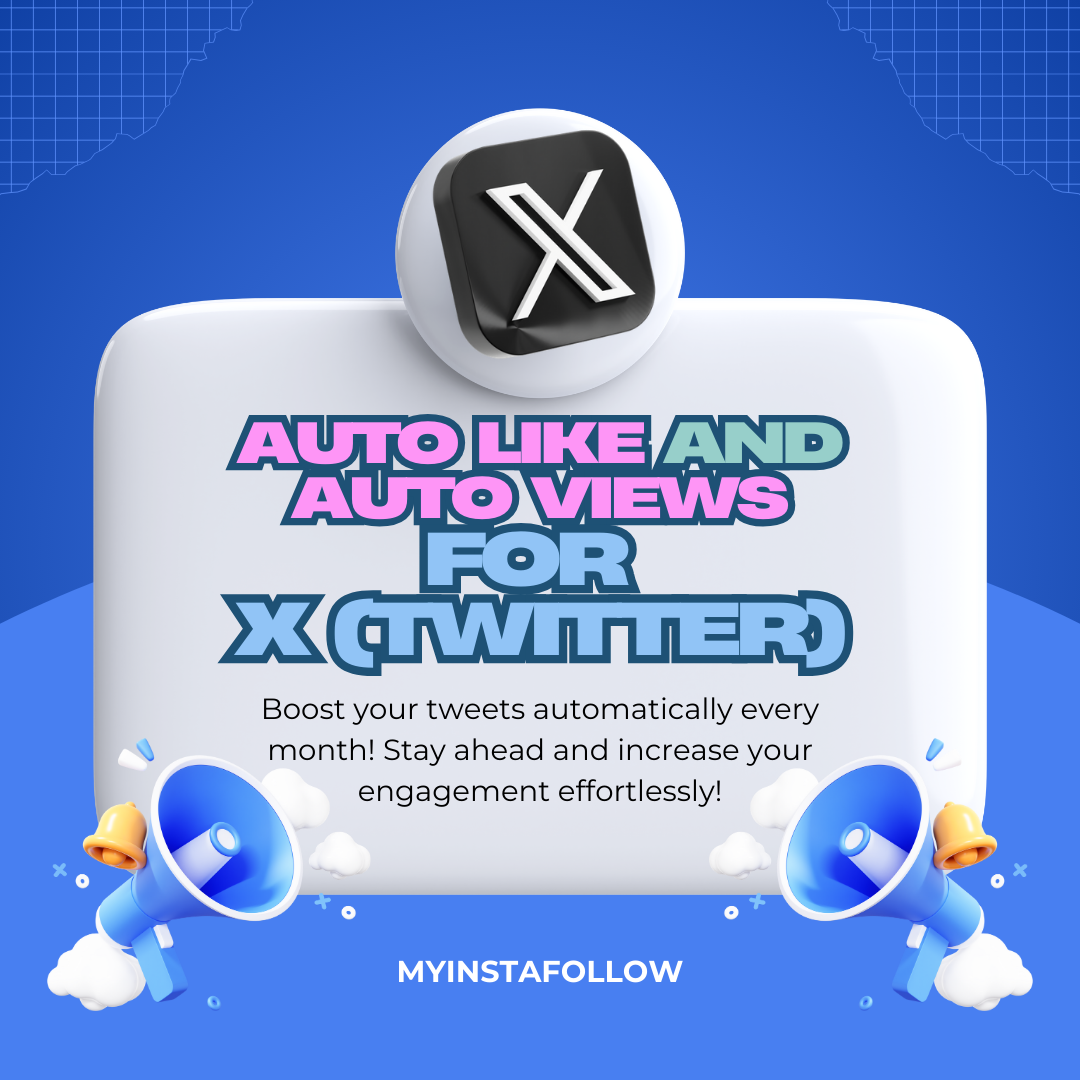 Buy X Twitter Auto Likes & Views (Monthly) Podcast Image