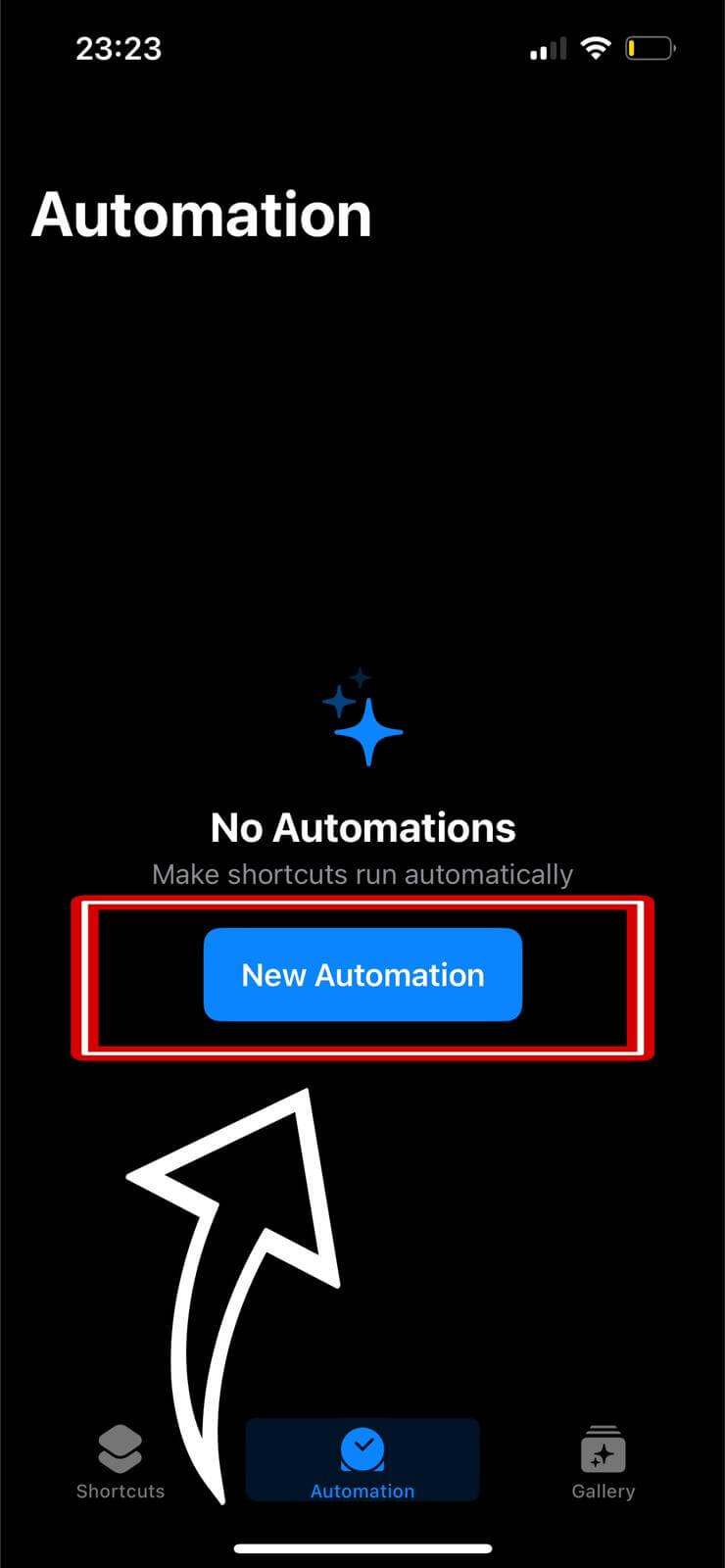 Creating new automation