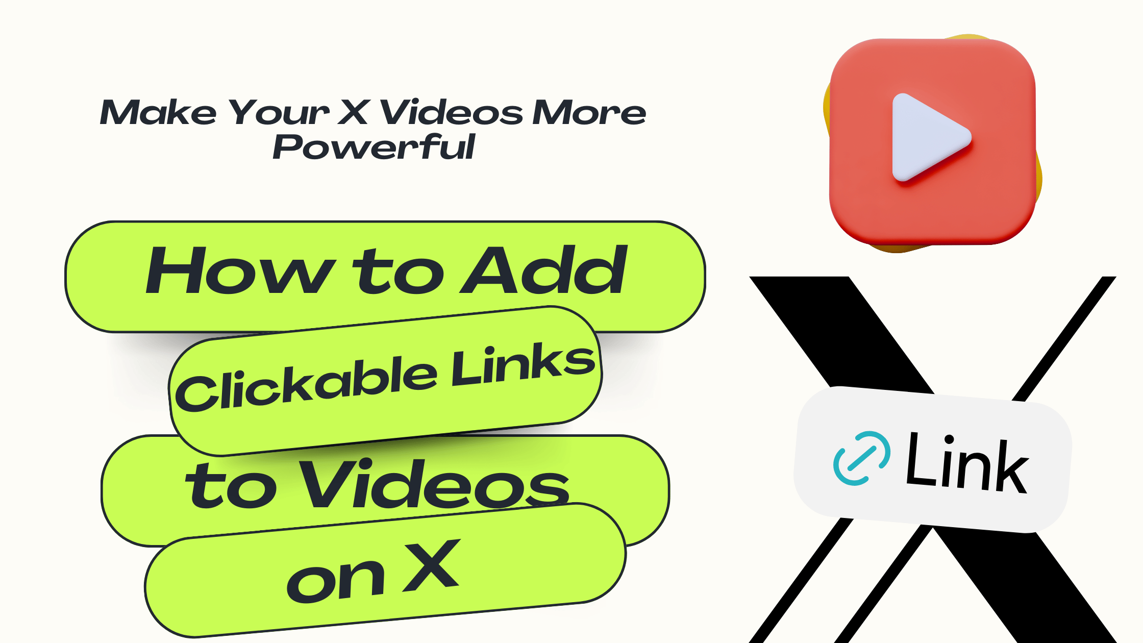 Adding Clickable Links to Videos on X (Twitter)