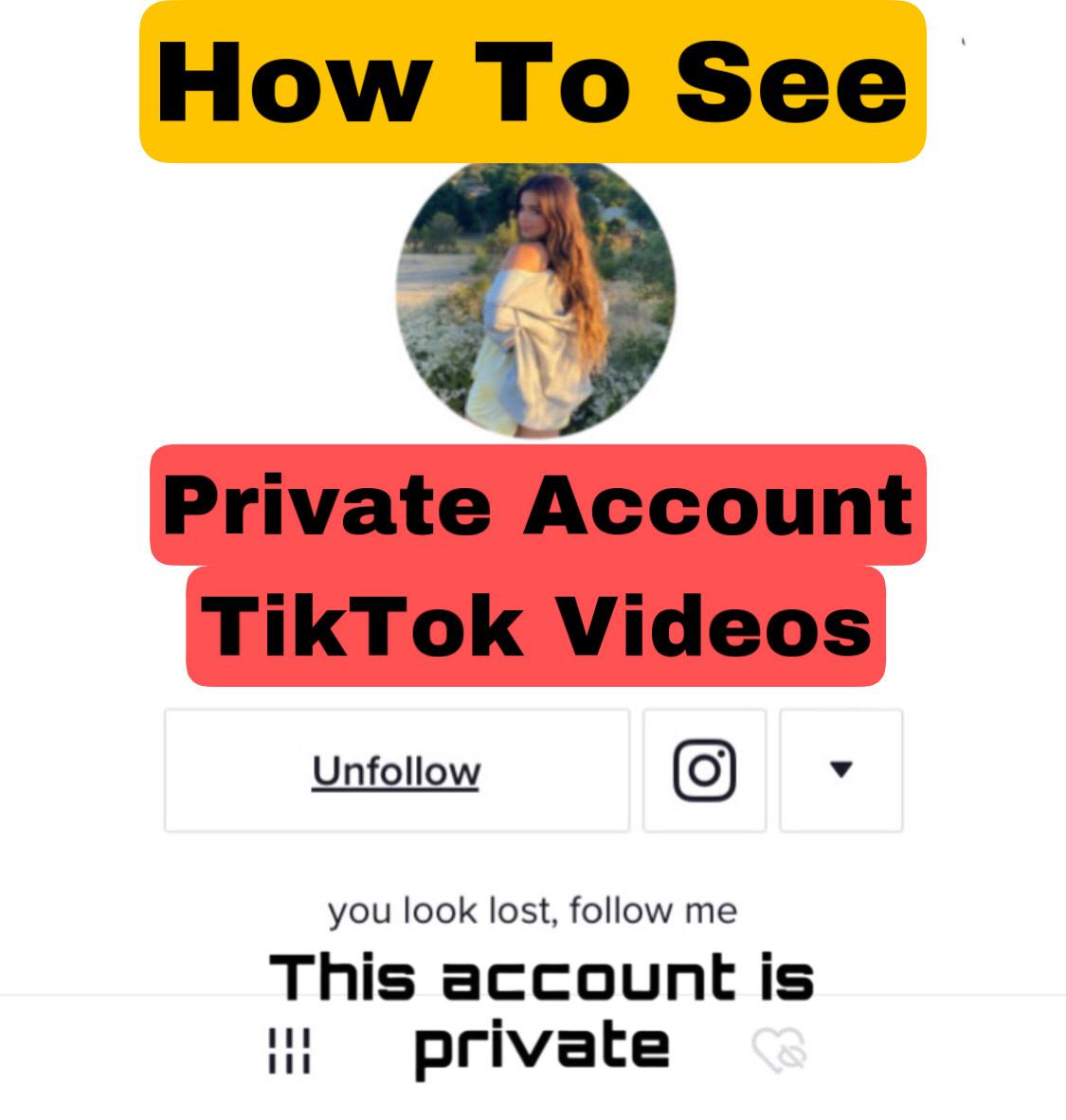 How To See Someone TikTok Private Account Videos? MyInstaFollow Ys