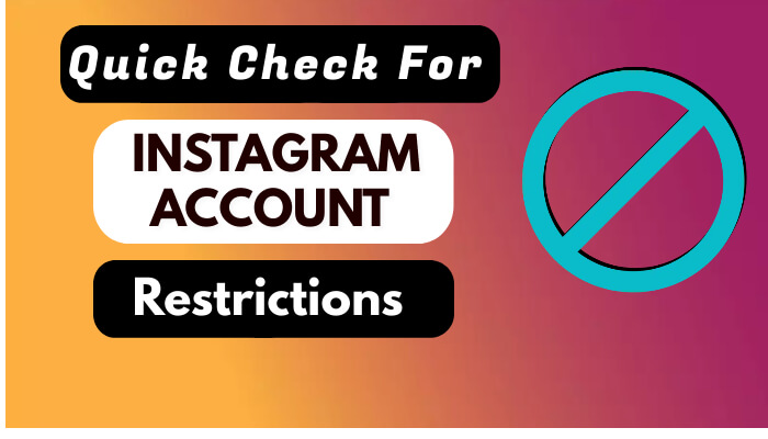 Quick Check for Instagram Account Restrictions