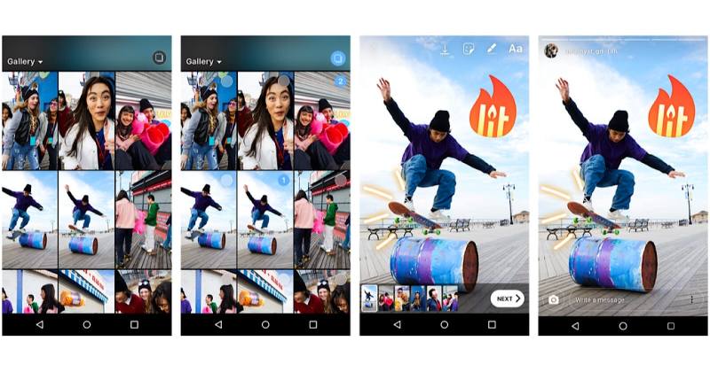 Instagram Lets Users Upload A Couple Of Pictures and Videos to Stories