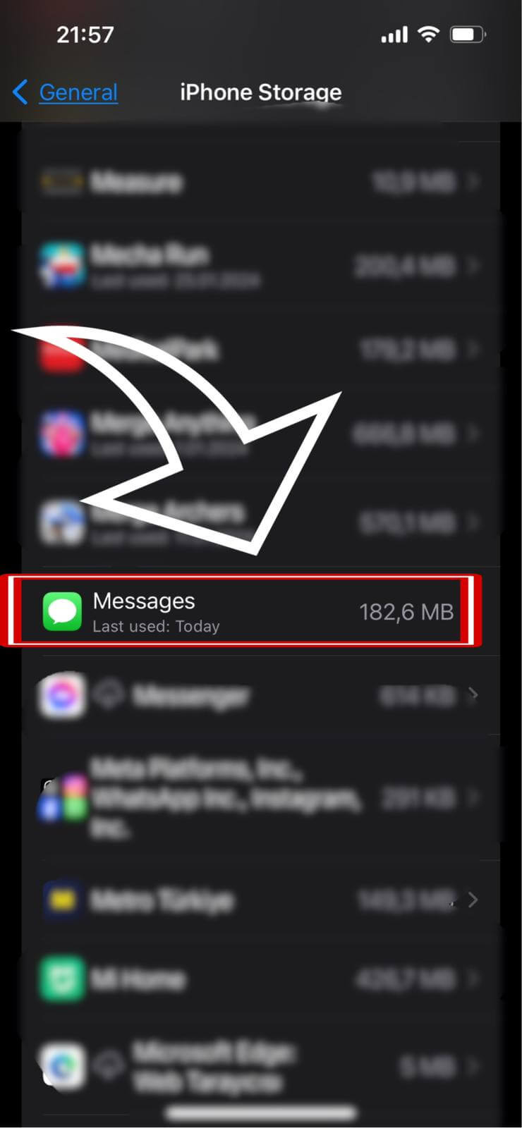 Messages Storage
