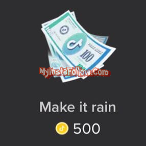 Make it rain Tiktok Gift