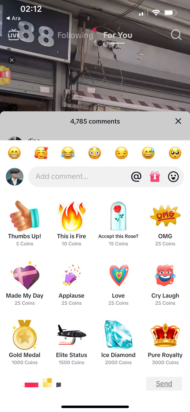 tiktok Classic gifts and Premium gifts