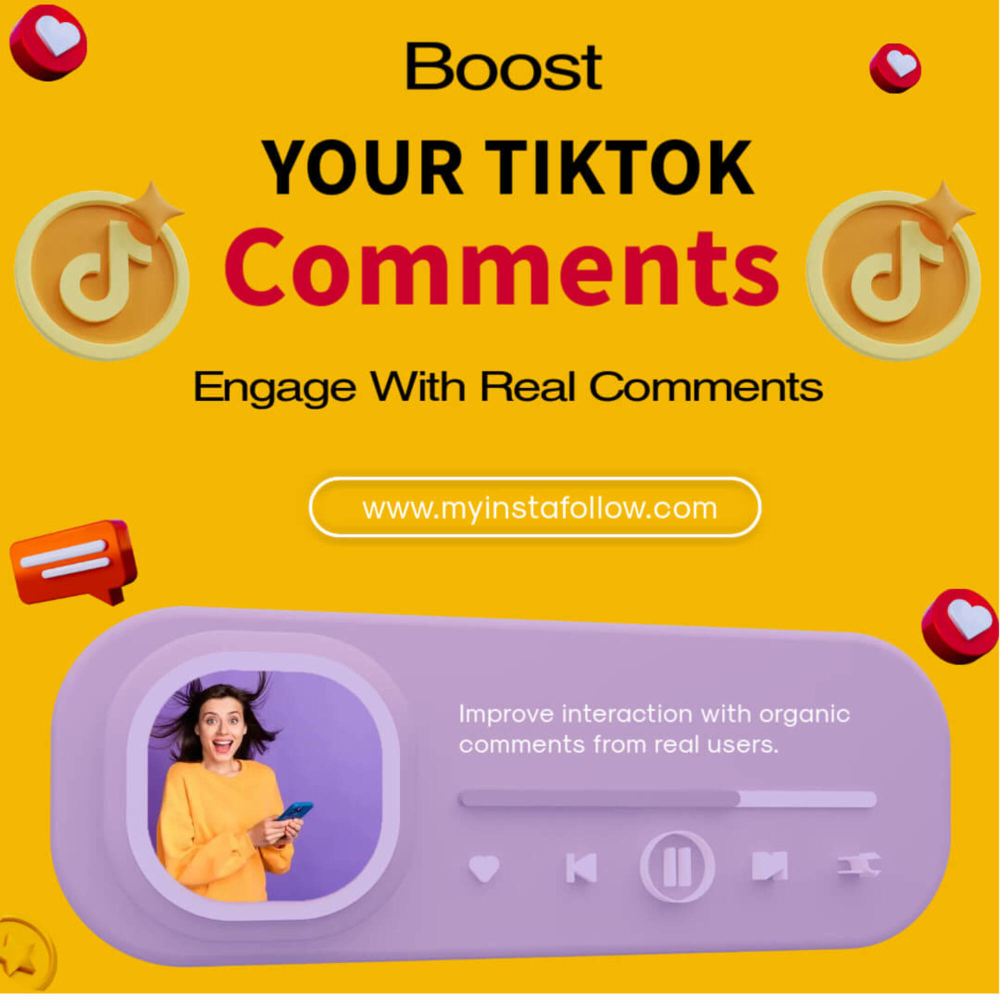 Buy TikTok Comments Podcast Image