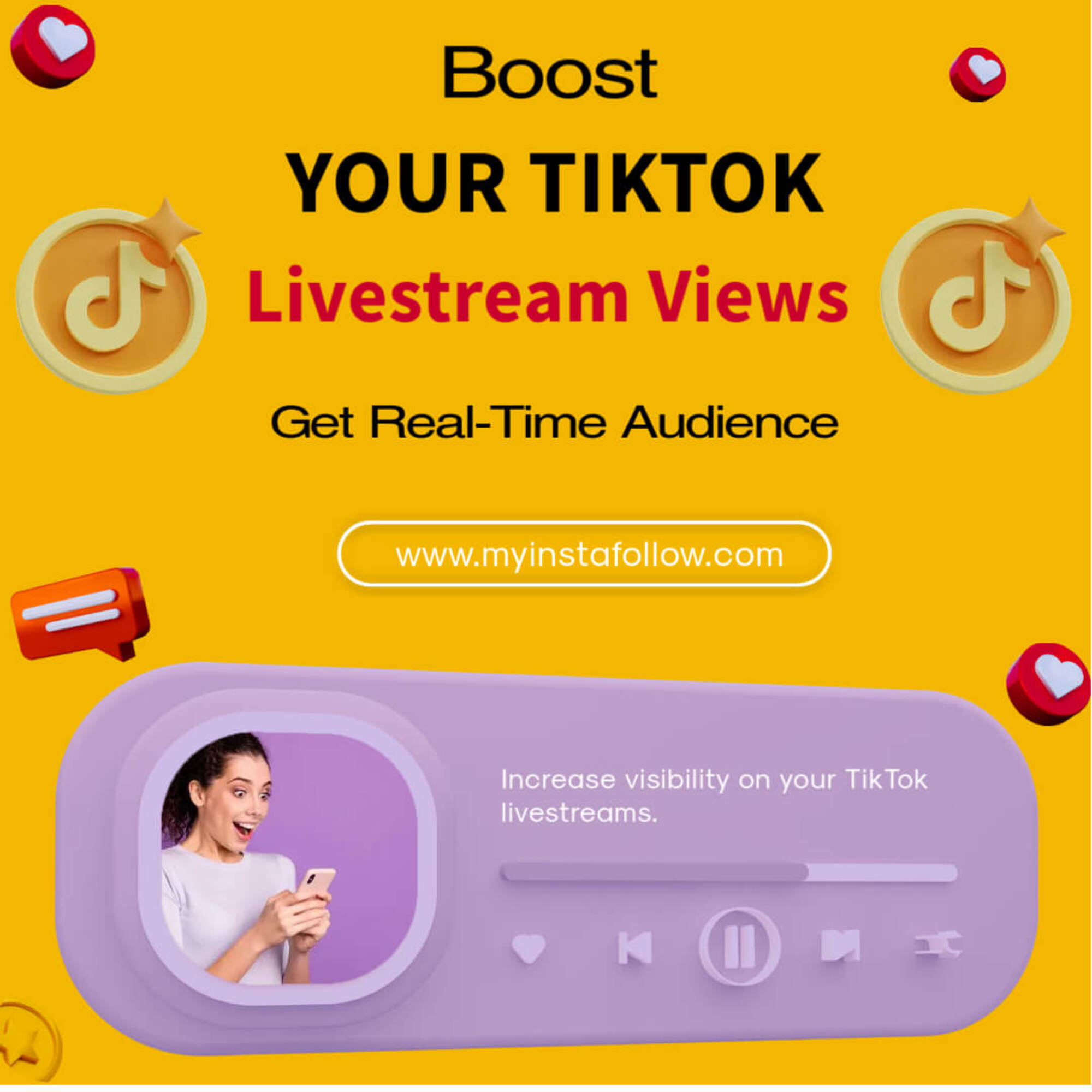 Buy TikTok Livestream Views Podcast Image